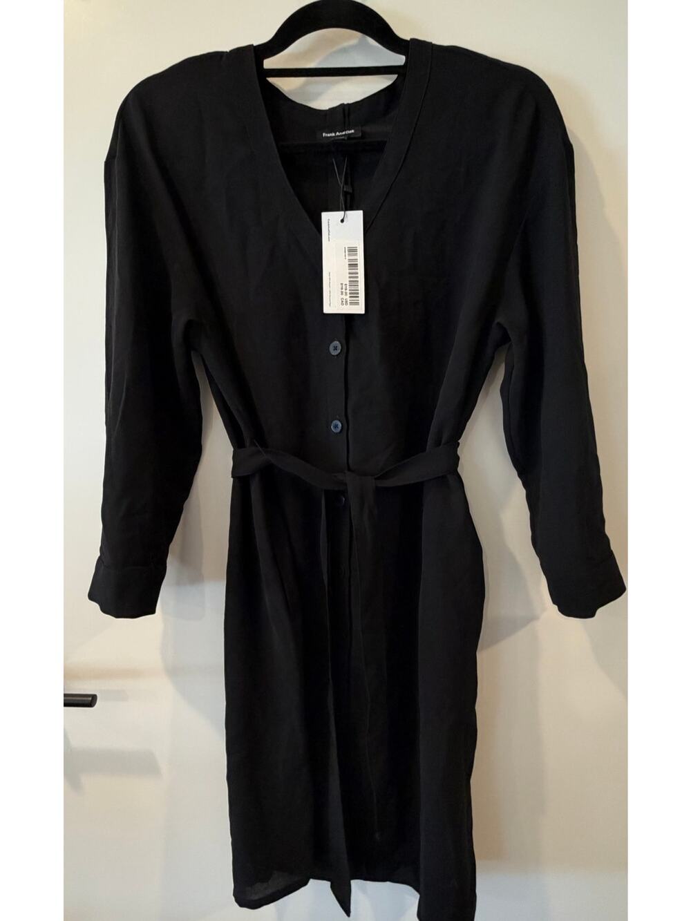 Frank and Oak 3/4 Sleeve Dress Tunic NWT Womens Medium Belted V-neck